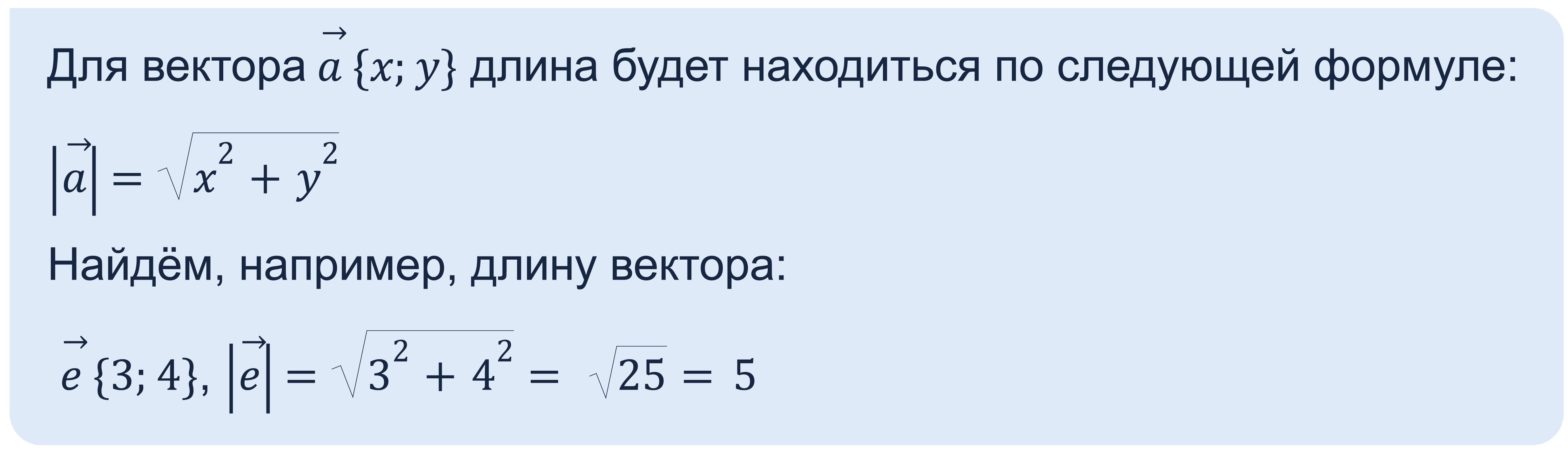 Координаты вектора в ЕГЭ по математике 