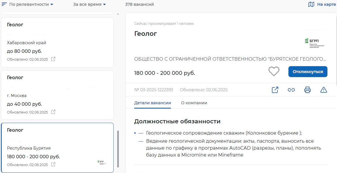 Высокооплачиваемые профессии в РФ, примеры в добывающей промышленности
